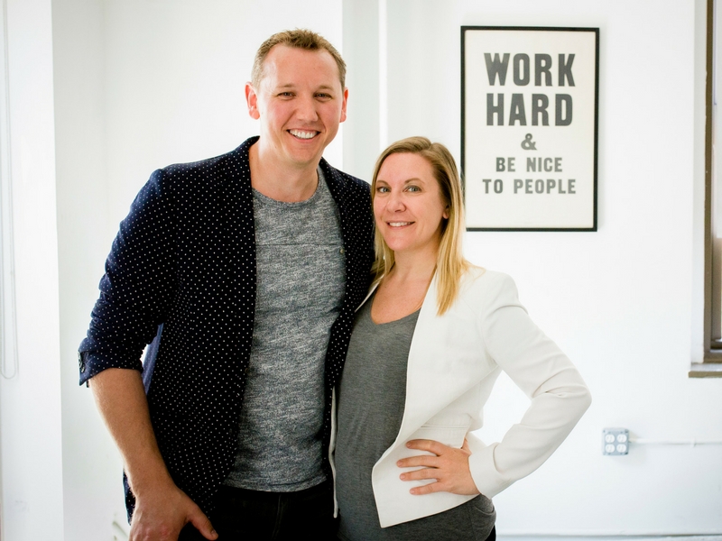 Hyr Co-Founders Joshua Karam and Erika Mozes